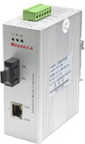 MIE-1102 1光1电100M工业以太网光纤收发器