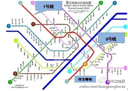 武汉轨道7号线一期工程通过环评 2017建成连