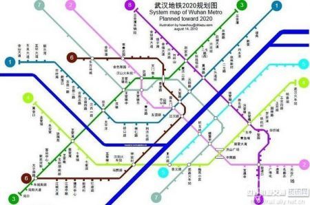 2020年武汉地铁规划图