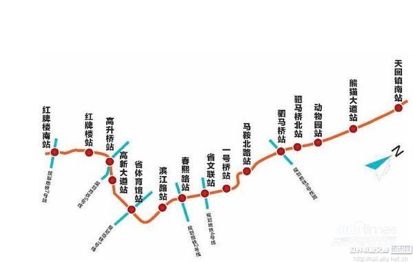 成都首条一次性开建最长线路 地铁5号线左线贯通