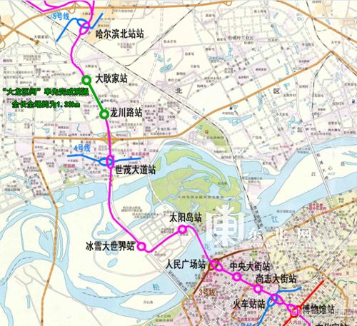 哈尔滨地铁2号线首个区间“大龙区间”左线提前50天贯通