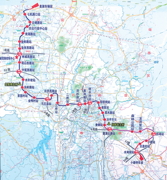 记者从该仪式上了解到,目前贵阳正在建设的地铁线路有3条,包括已经