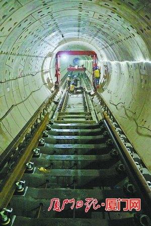 厦门地铁过海隧道施工难关被一一攻克