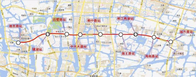 绍兴地铁2号线一期工程进入实质性建设阶段