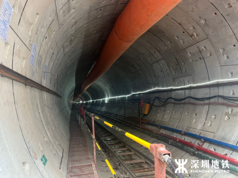 深圳地铁13号线二期（北延）第三条隧道贯通