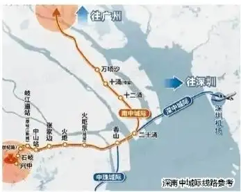 深中“跨城轨道”来了！深南中城际铁路规划有新进展